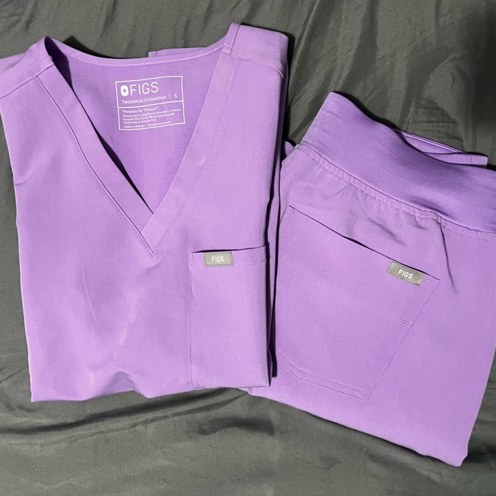 Figs Lilac Scrub Set